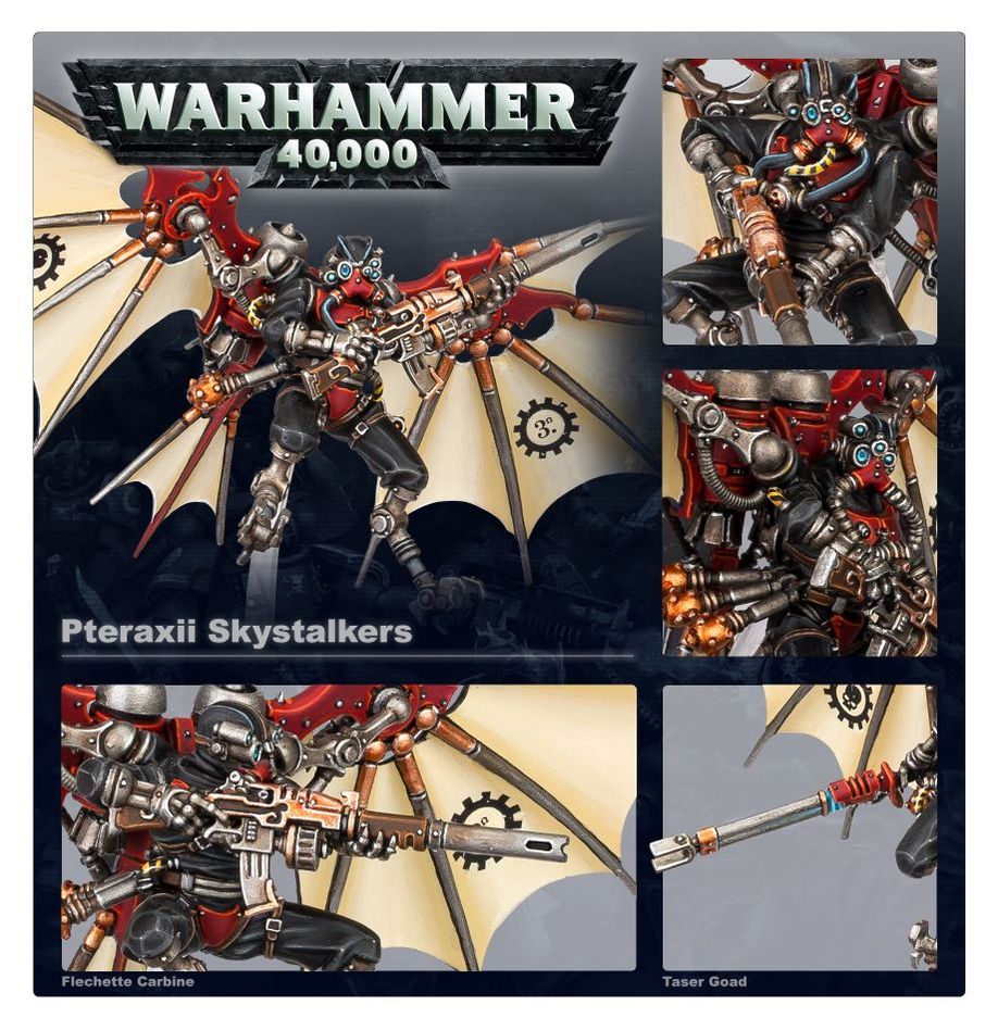 Warhammer 40,000 Adeptus Mechanicus Pteraxii Skystalkers