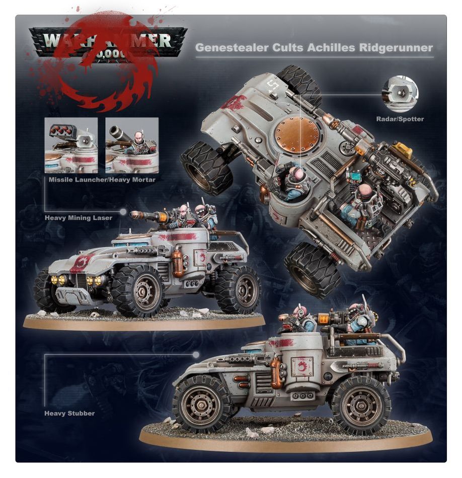 Warhammer 40,000 Genestealer Cults Achilles Ridgerunner