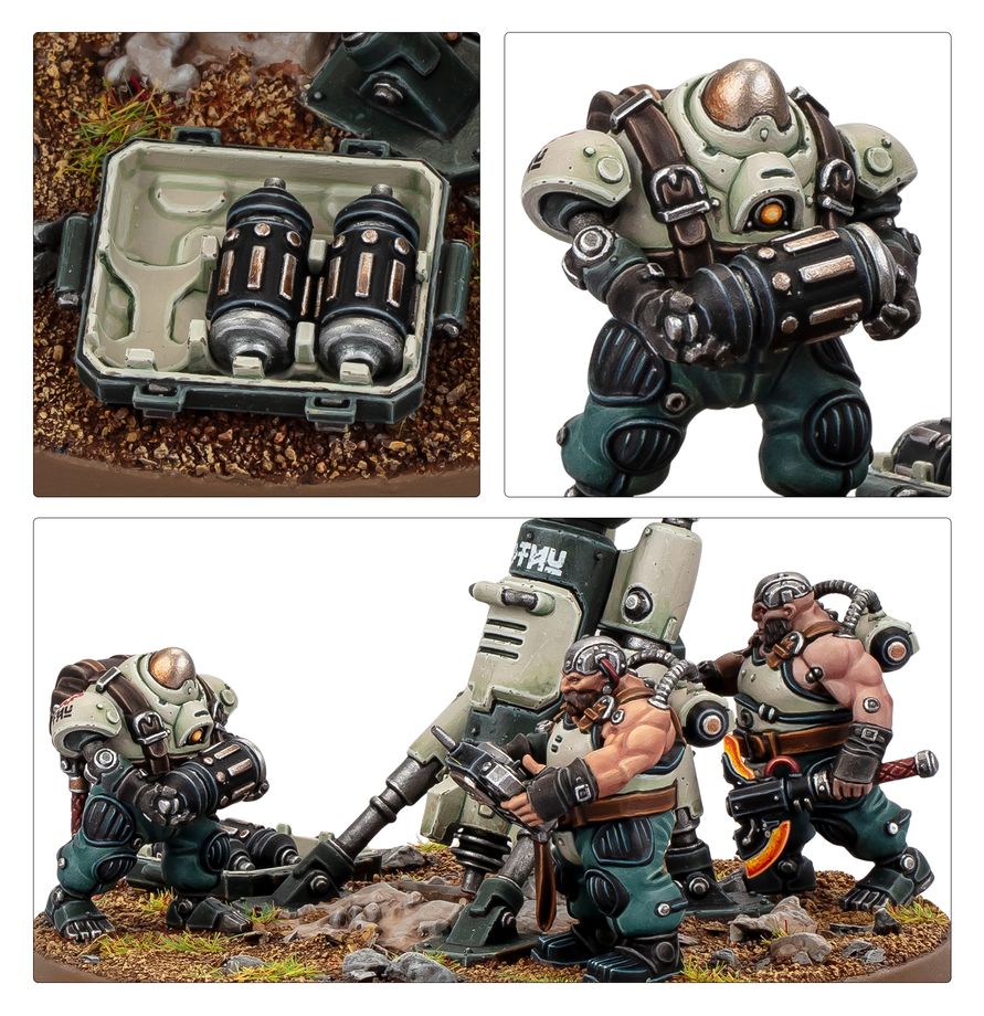 Warhammer 40,000 Leagues of Votann Cthonian Earthshakers