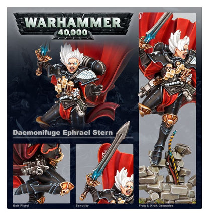 Warhammer 40,000 Adepta Sororitas Daemonifuge – Ephrael Stern & Kyganil