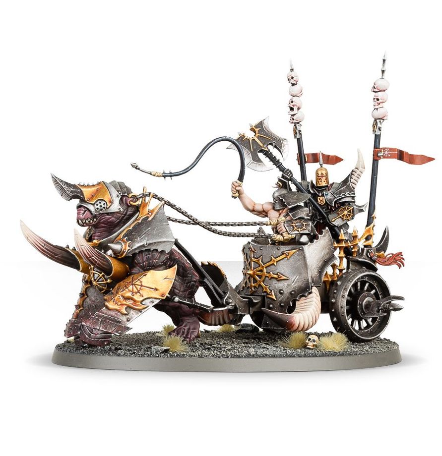 Warhammer Age of Sigmar Slaves to Darkness Chaos Chariot/Gorebeast Chariot