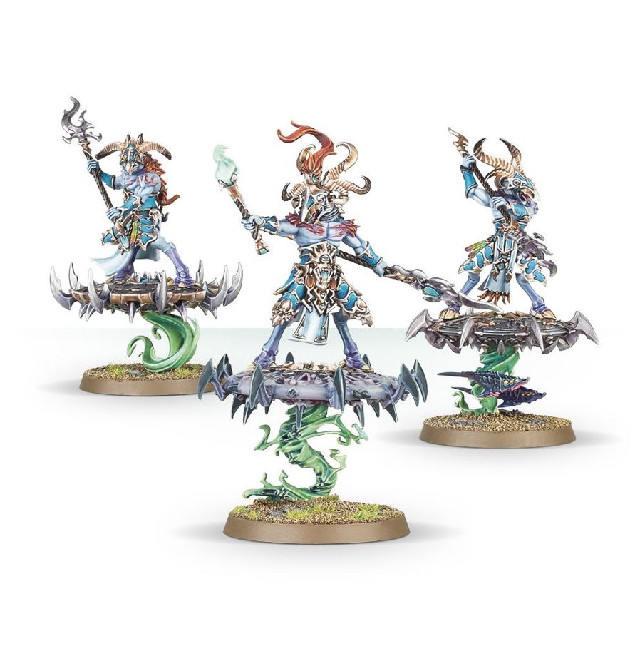 Warhammer Age of Sigmar Disciples of Tzeentch Tzaangor Enlightened/Tzaangor Skyfires