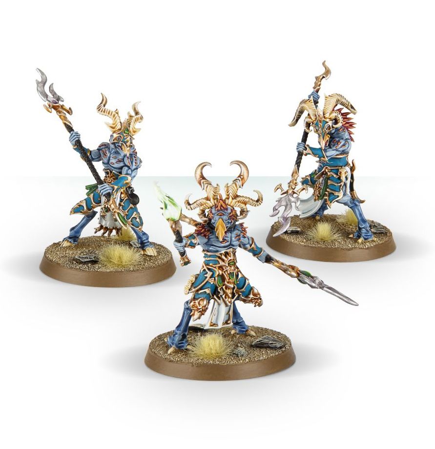 Warhammer Age of Sigmar Disciples of Tzeentch Tzaangor Enlightened/Tzaangor Skyfires