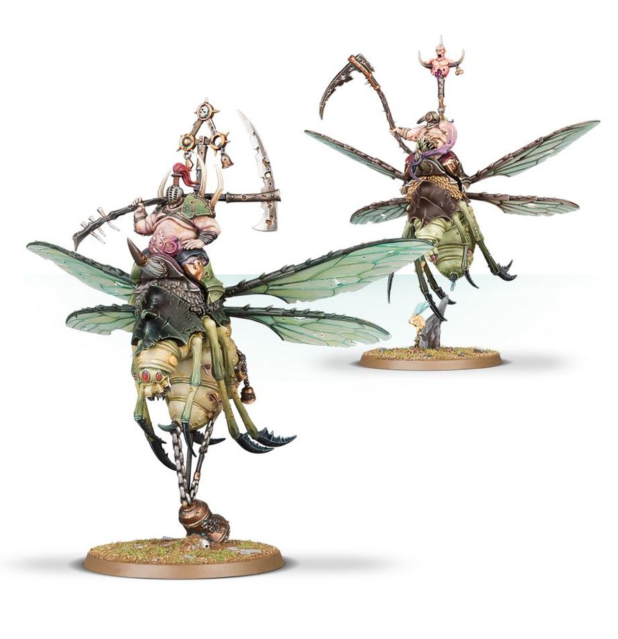 Warhammer Age of Sigmar Maggotkin of Nurgle Pusgoyle Blightlords/Lord of Afflictions