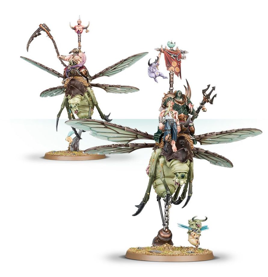Warhammer Age of Sigmar Maggotkin of Nurgle Pusgoyle Blightlords/Lord of Afflictions