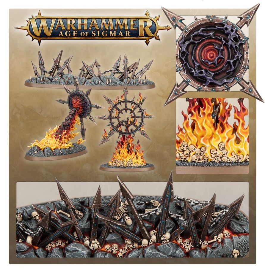 Warhammer Age of Sigmar Endless Spells: Slaves to Darkness