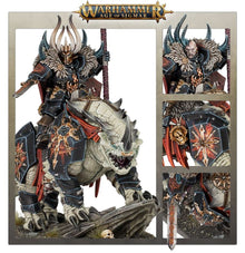 Warhammer Age of Sigmar Slaves to Darkness Chaos Lord on Karkadrak