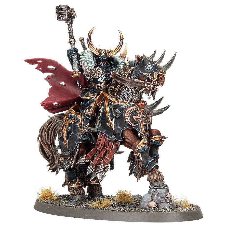 Warhammer Age of Sigmar Slaves to Darkness Eternus, Blade of The First Prince/Chaos Lord on Daemonic Mount