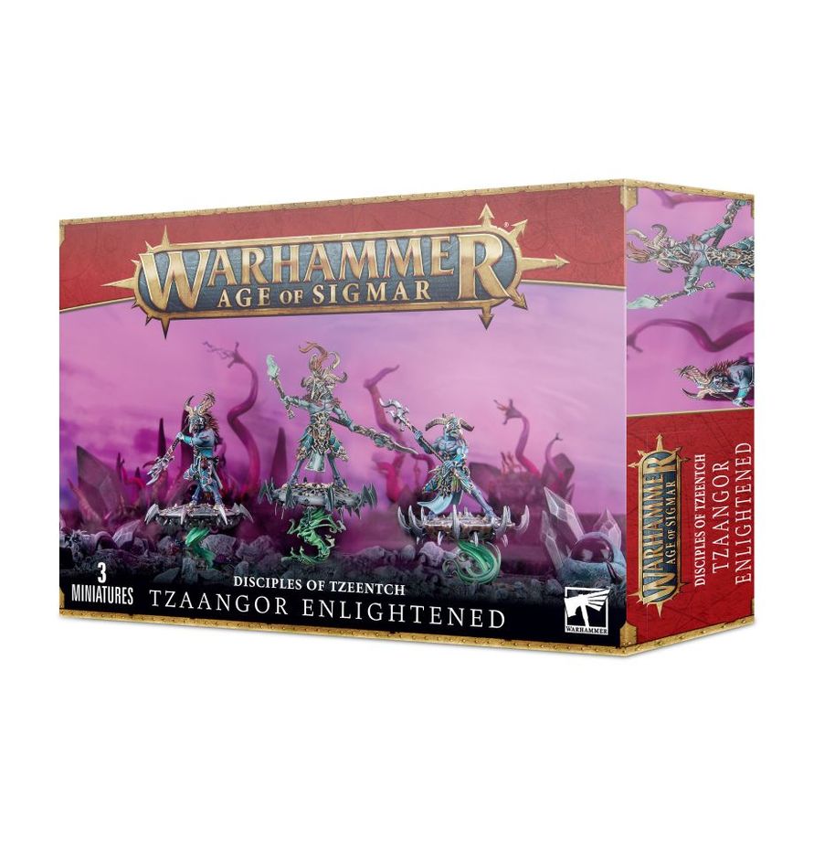 Warhammer Age of Sigmar Disciples of Tzeentch Tzaangor Enlightened/Tzaangor Skyfires