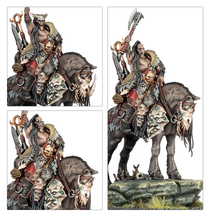 Warhammer Age of Sigmar Slaves to Darkness Darkoath Chieftain on Warsteed