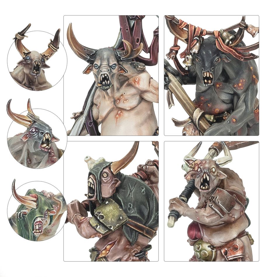 Warhammer Age of Sigmar Maggotkin of Nurgle Pestigors