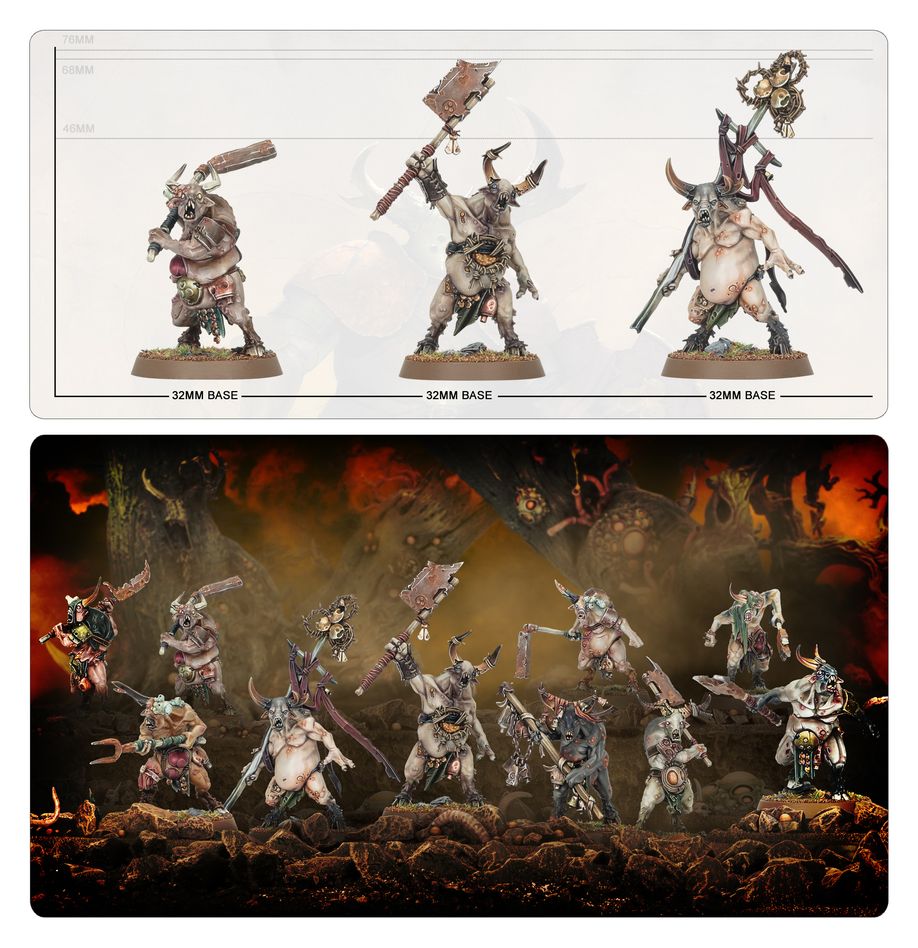 Warhammer Age of Sigmar Maggotkin of Nurgle Pestigors