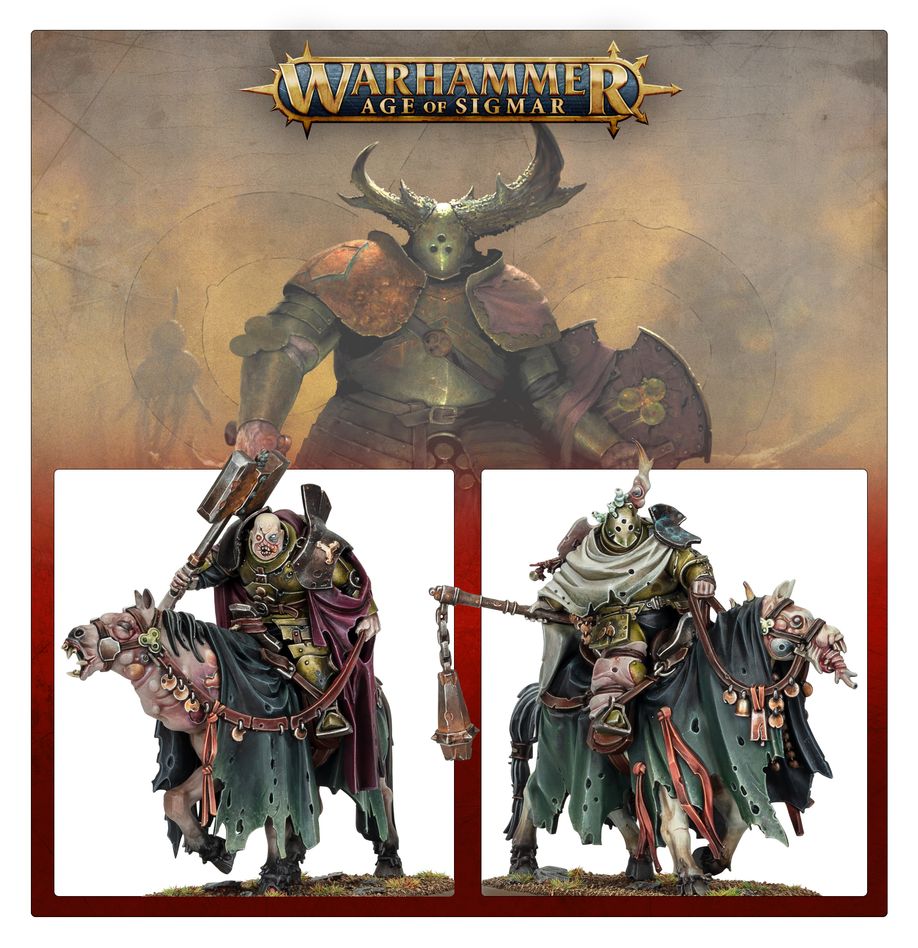 Warhammer Age of Sigmar Maggotkin of Nurgle Sloven Knights