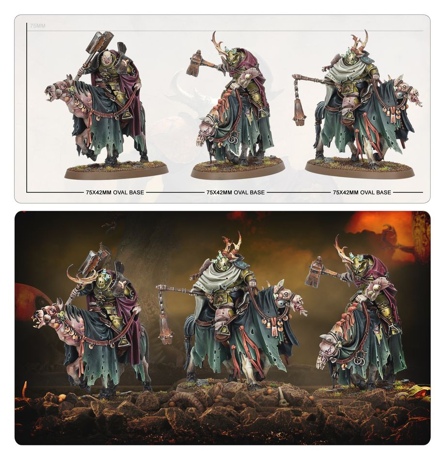 Warhammer Age of Sigmar Maggotkin of Nurgle Sloven Knights