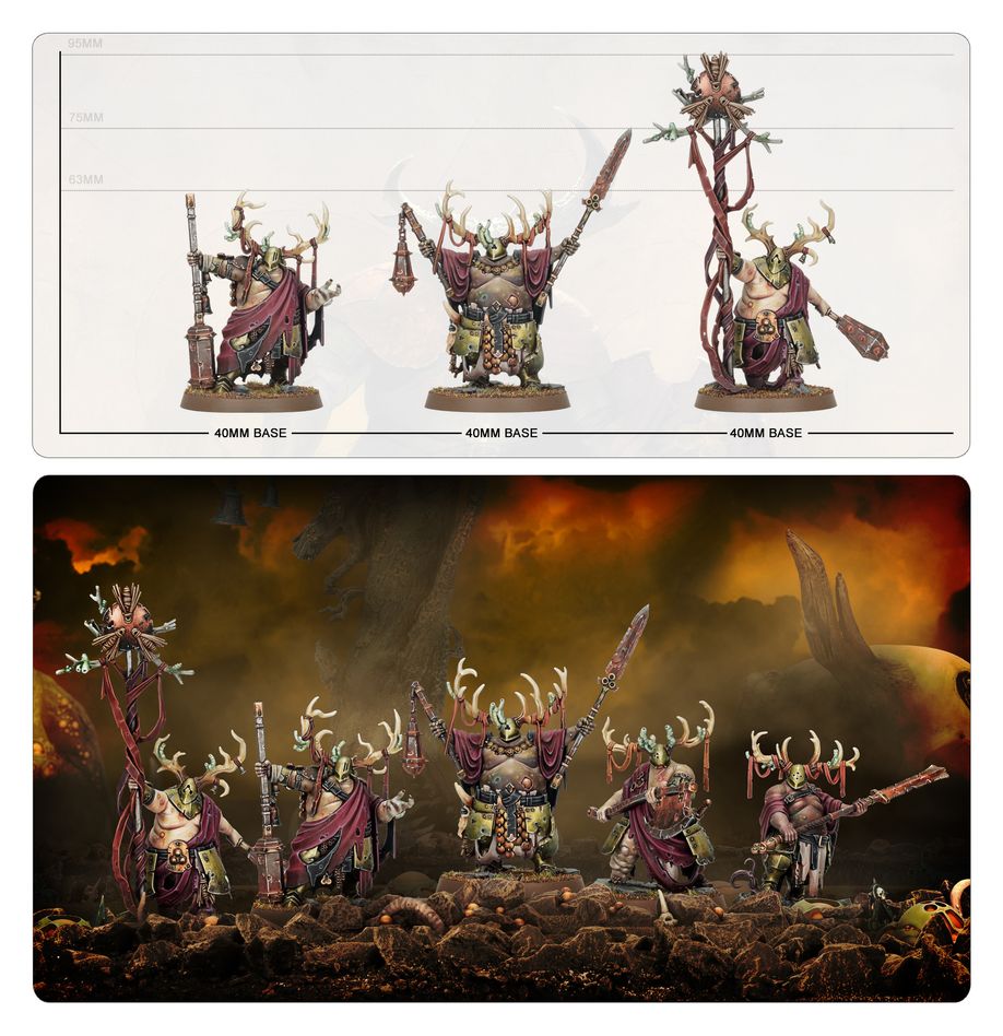 Warhammer Age of Sigmar Maggotkin of Nurgle Putrid Blightkings