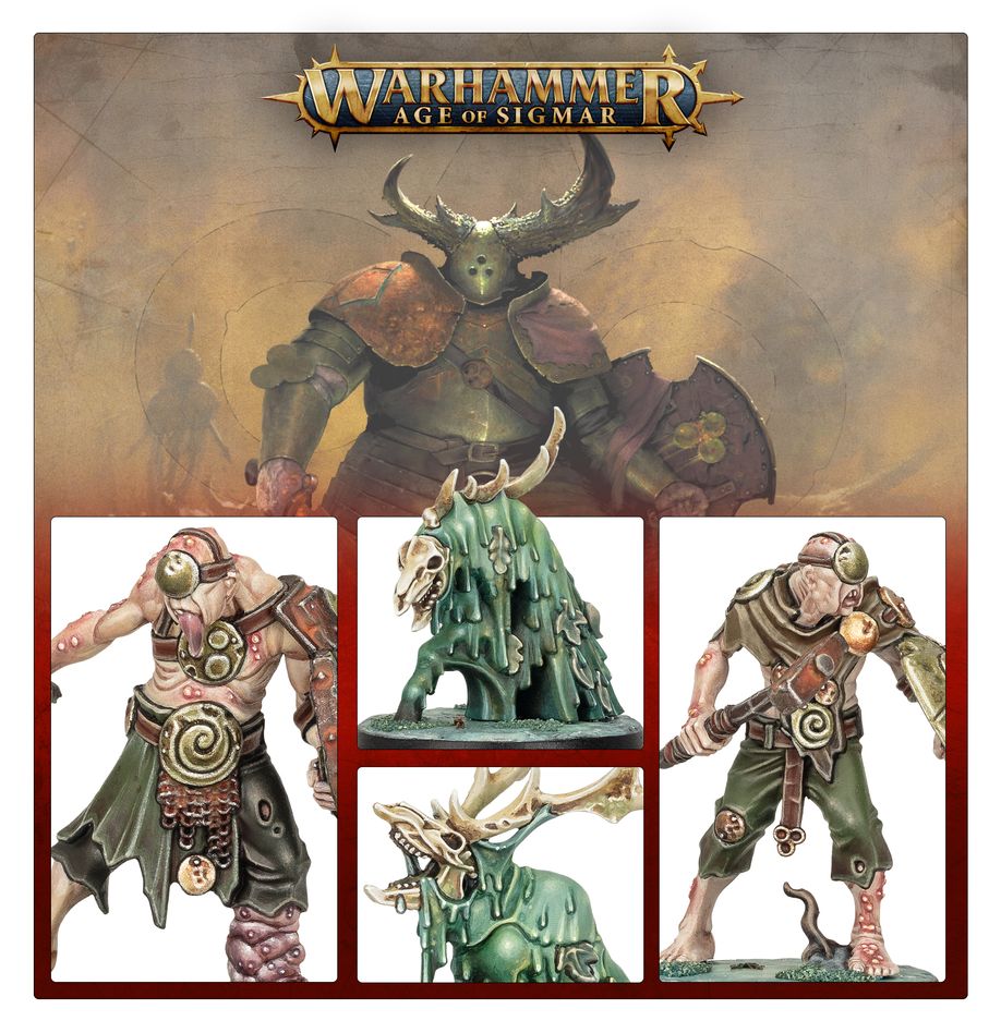 Warhammer Age of Sigmar Maggotkin of Nurgle Pox-Wretches