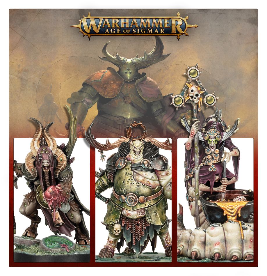 Warhammer Age of Sigmar Maggotkin of Nurgle The Court of Gelgus Pust