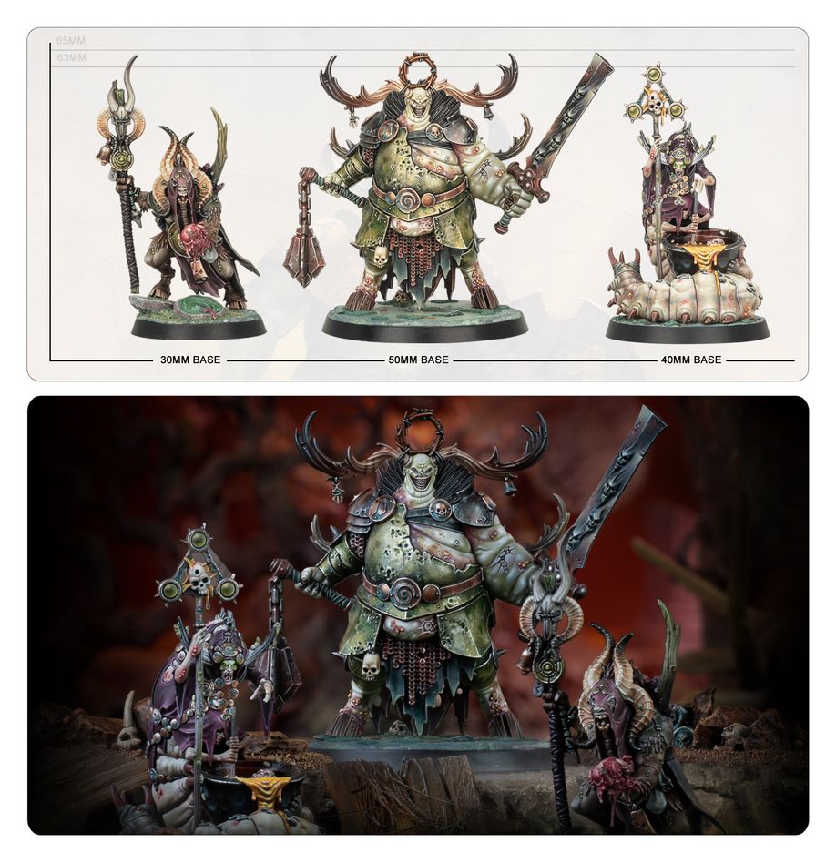 Warhammer Age of Sigmar Maggotkin of Nurgle The Court of Gelgus Pust