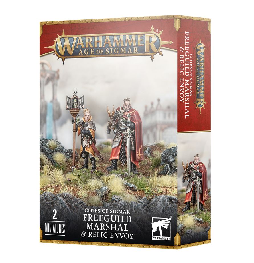 Warhammer Age of Sigmar Cities of Sigmar Freeguild Marshal and Relic Envoy