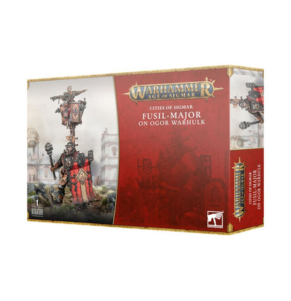 Warhammer Age of Sigmar Cities of Sigmar Fusil-Major on Ogor Warhulk