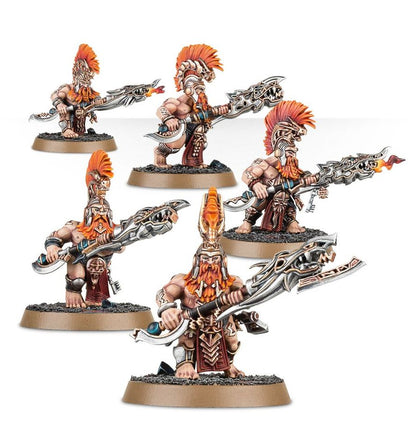 Warhammer Age of Sigmar Fyreslayers Hearthguard Berzerkers/Auric Hearthguard