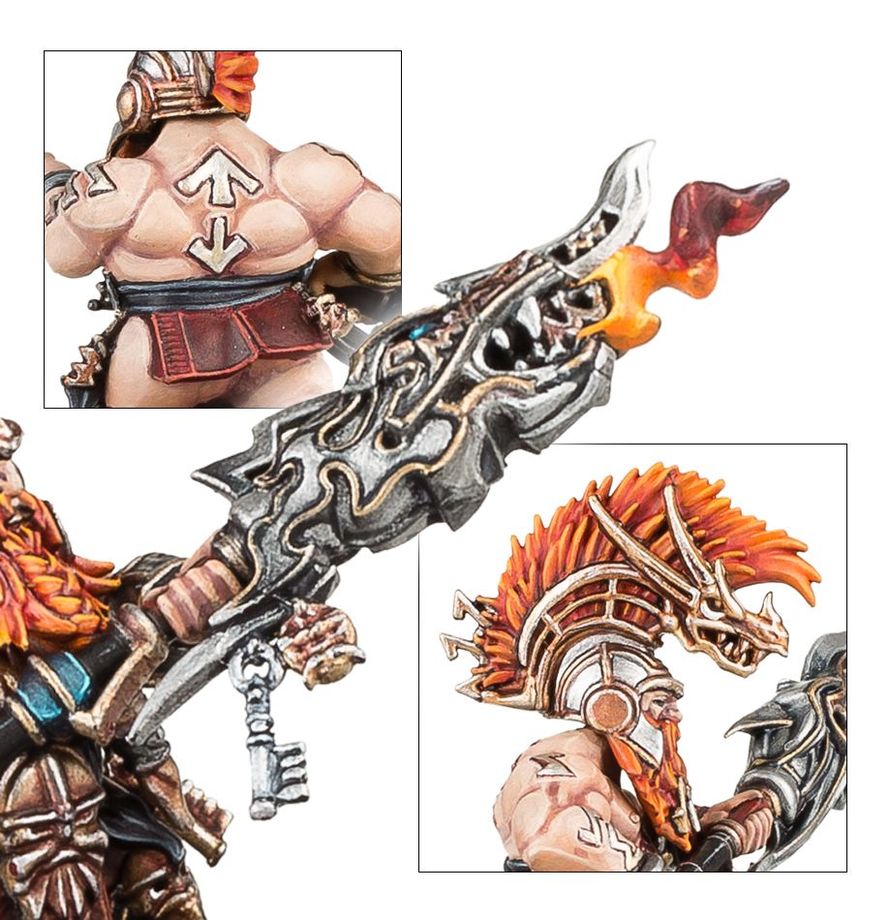 Warhammer Age of Sigmar Fyreslayers Hearthguard Berzerkers/Auric Hearthguard