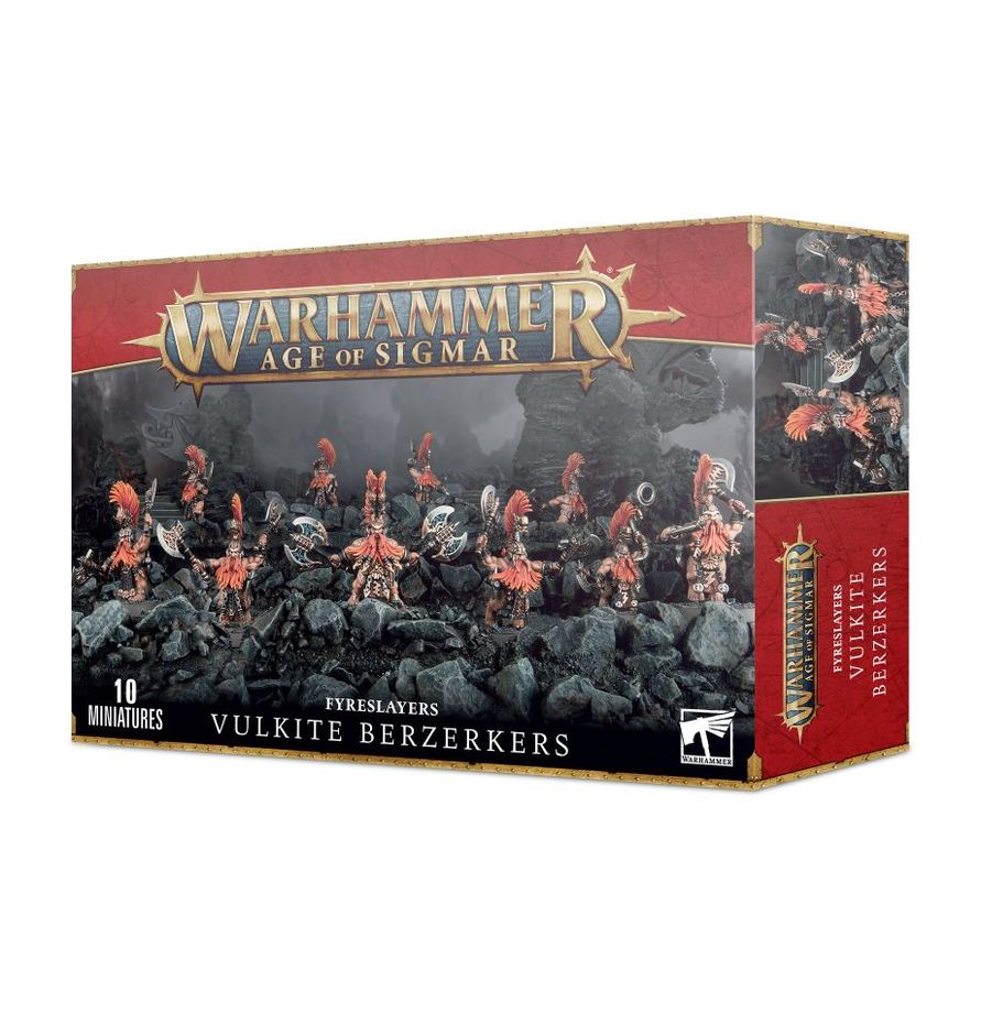 Warhammer Age of Sigmar Fyreslayers Vulkite Berzerkers