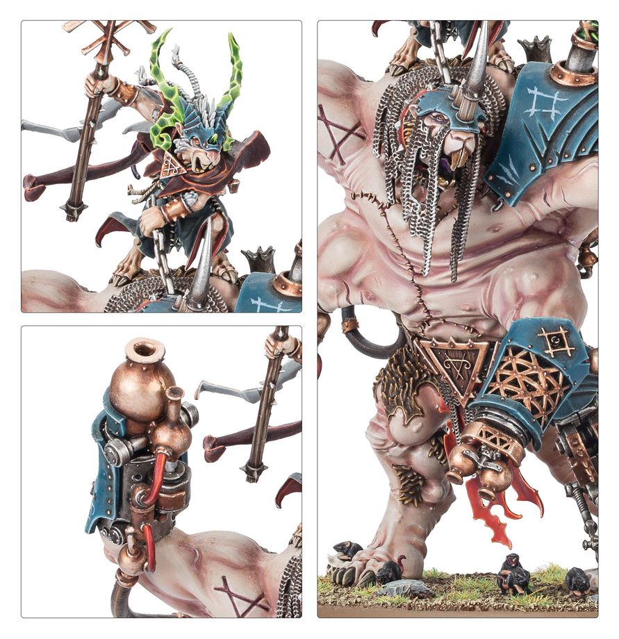 Warhammer Age of Sigmar Skaven Thanquol and Boneripper
