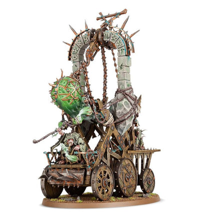 Warhammer Age of Sigmar Skaven Plague Priest on Plague Furnace/Grey Seer on Screaming Bell