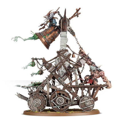 Warhammer Age of Sigmar Skaven Plague Priest on Plague Furnace/Grey Seer on Screaming Bell