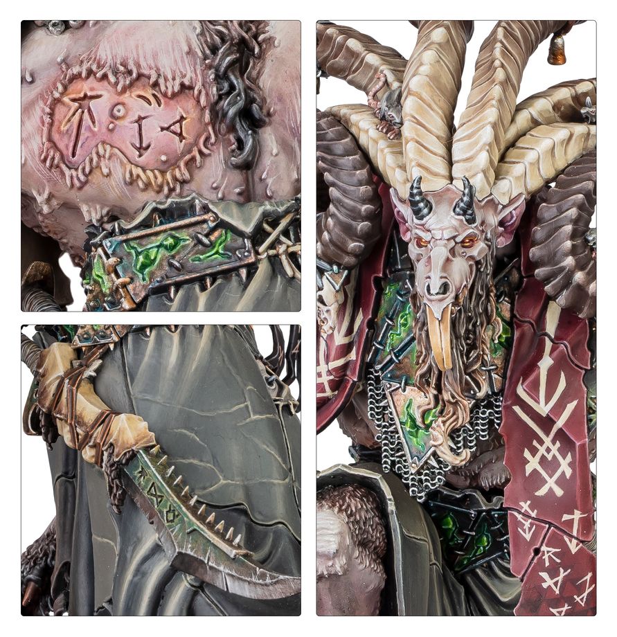 Warhammer Age of Sigmar Skaven Vizzik Skour, Prophet of the Horned Rat