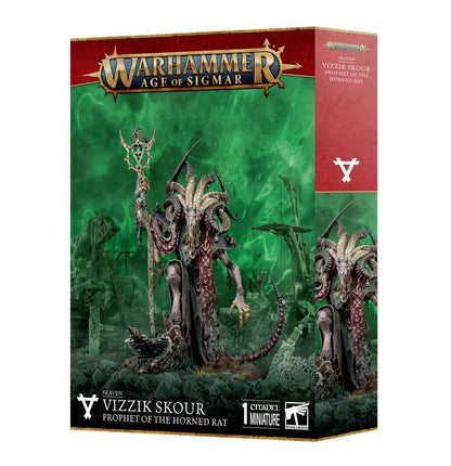 Warhammer Age of Sigmar Skaven Vizzik Skour, Prophet of the Horned Rat