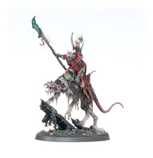 Warhammer Age of Sigmar Skaven Clawlord on Gnaw-beast