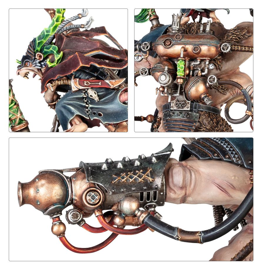 Warhammer Age of Sigmar Skaven Thanquol and Boneripper