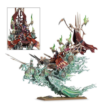 Warhammer Age of Sigmar Soulblight Gravelords Coven Throne/Mortis Engine