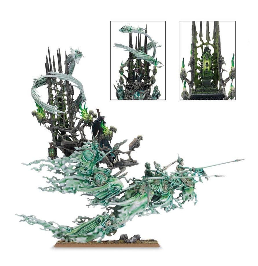 Warhammer Age of Sigmar Soulblight Gravelords Coven Throne/Mortis Engine