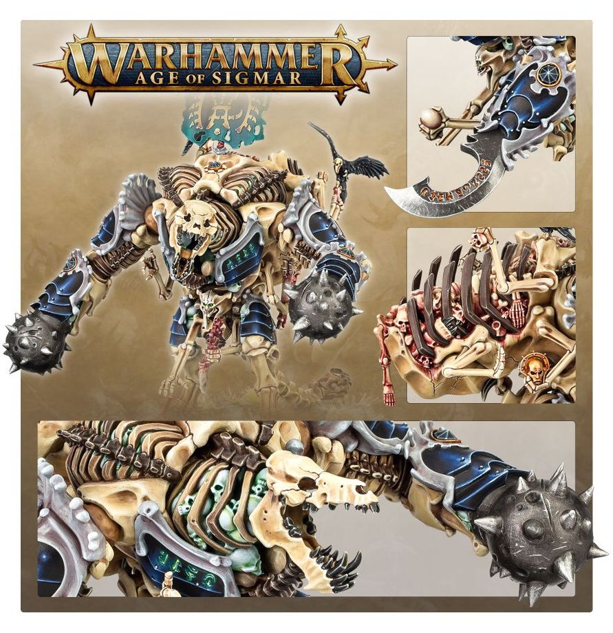 Warhammer Age of Sigmar Ossiarch Bonereapers Gothizzar Harvester