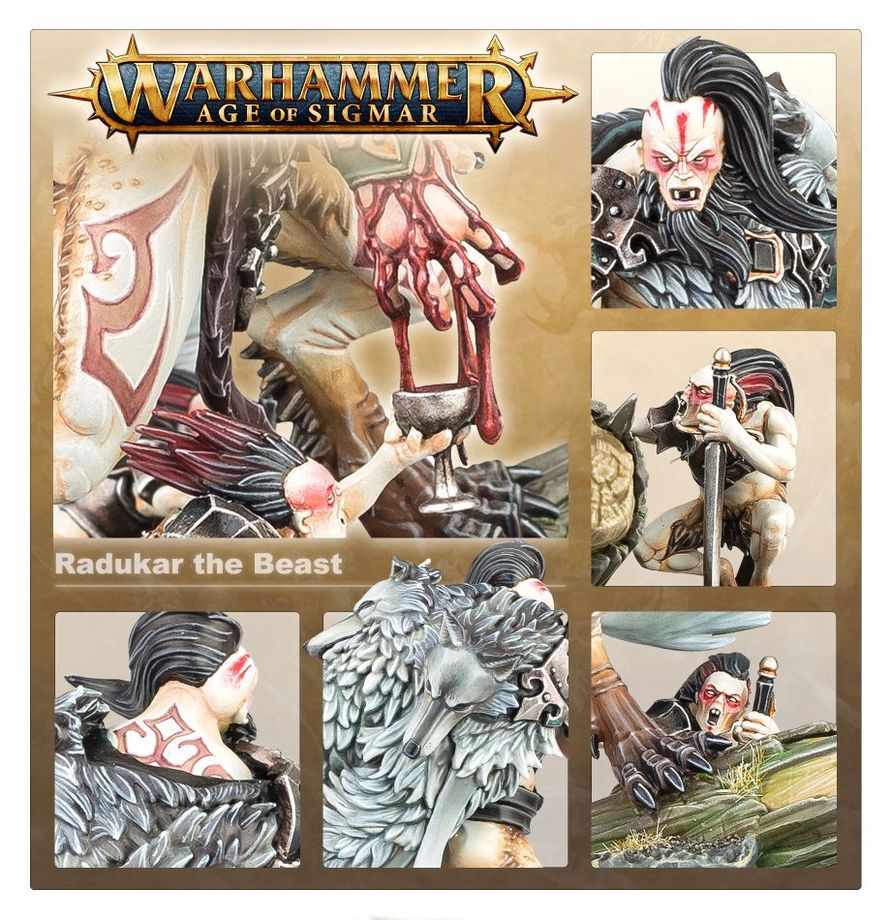 Warhammer Age of Sigmar Soulblight Gravelords Radukar the Beast