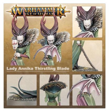 Warhammer Age of Sigmar Soulblight Gravelords Lady Annika, the Thirsting Blade