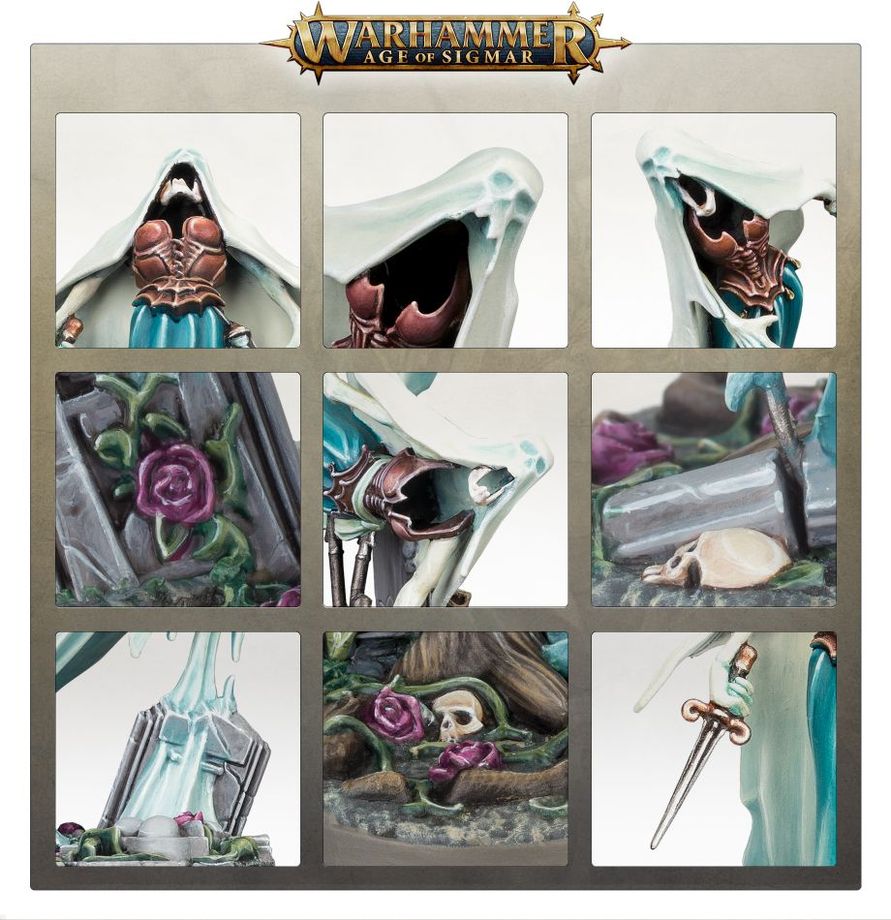 Warhammer Age of Sigmar Nighthaunt Myrmourn Banshees