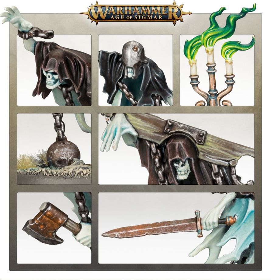 Warhammer Age of Sigmar Nighthaunt Chainrasp Hordes