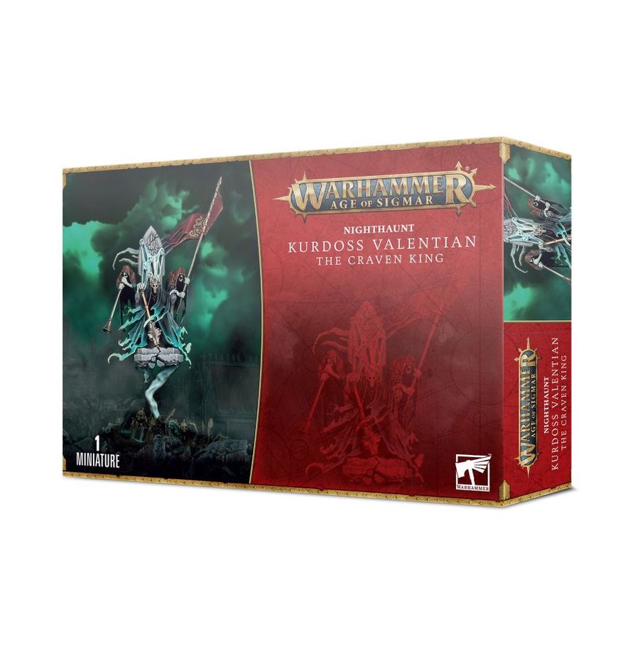 Warhammer Age of Sigmar Nighthaunt Kurdoss Valentian, The Craven King