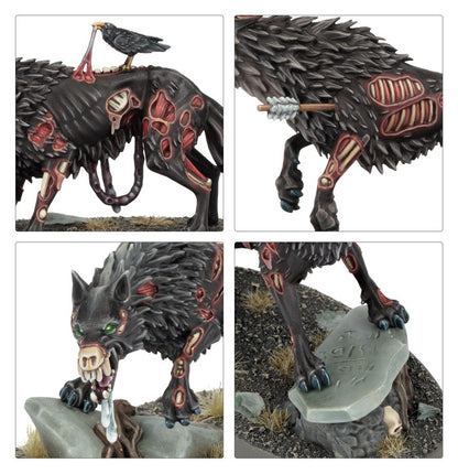 Warhammer Age of Sigmar Soulblight Gravelords Dire Wolves