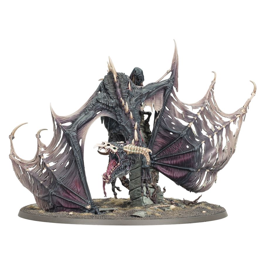 Warhammer Age of Sigmar Soulblight Gravelords Prince Vhordrai, Lord of the Crimson Keep/Revenant Draconith