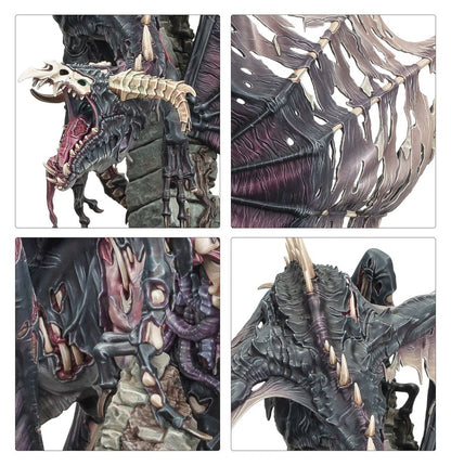 Warhammer Age of Sigmar Soulblight Gravelords Prince Vhordrai, Lord of the Crimson Keep/Revenant Draconith
