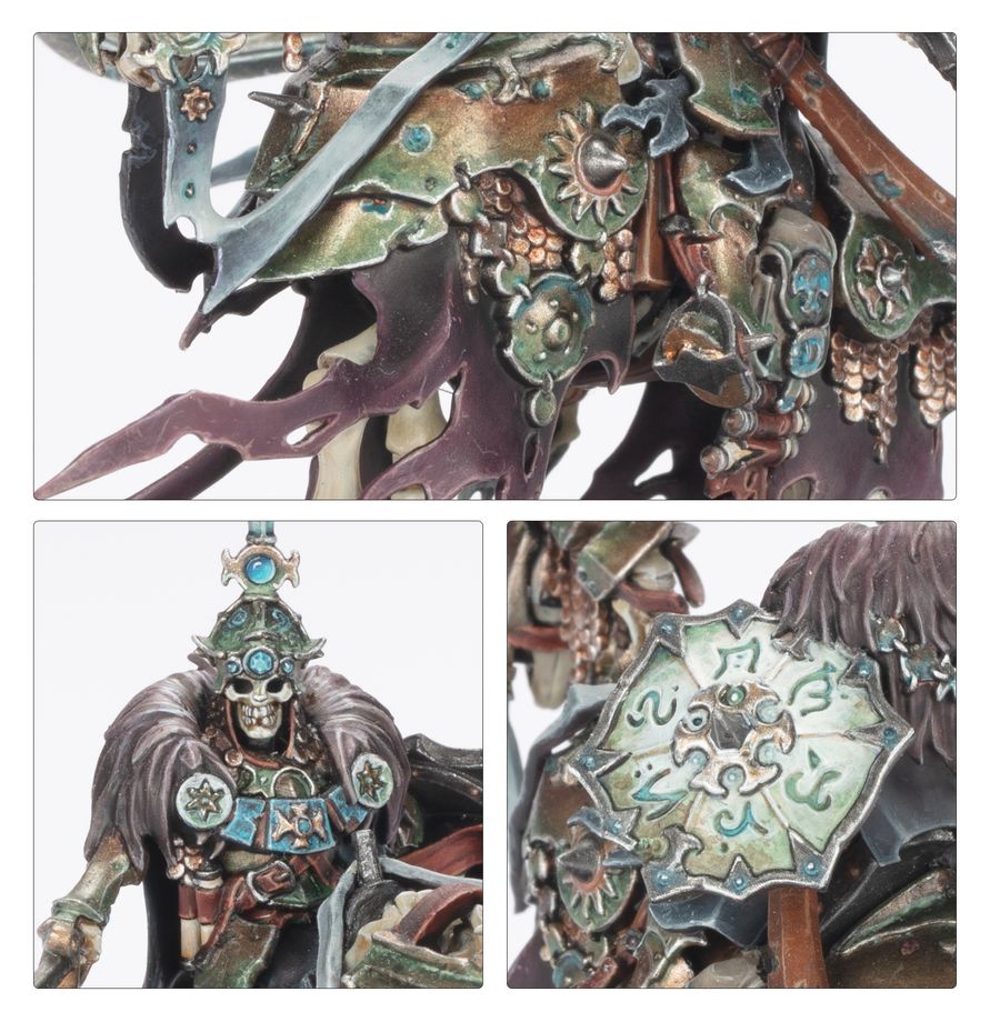 Warhammer Age of Sigmar Soulblight Gravelords Wight King/Lord on Skeletal Steed