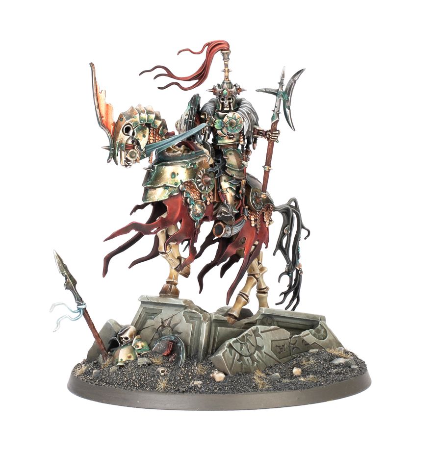 Warhammer Age of Sigmar Soulblight Gravelords Wight King/Lord on Skeletal Steed