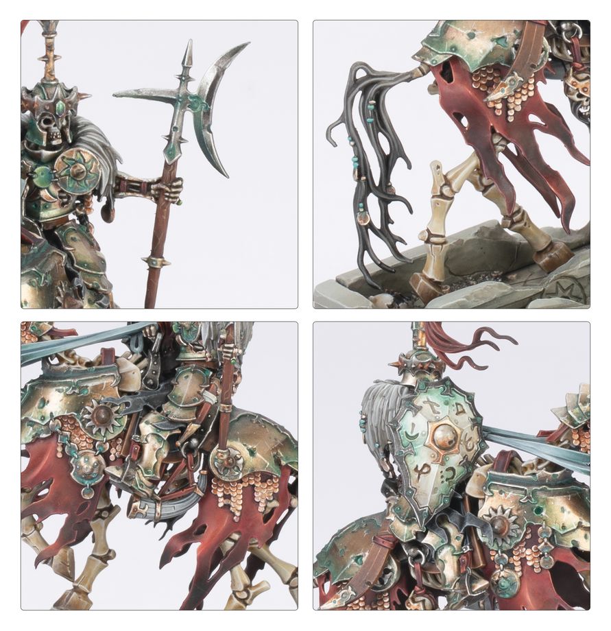 Warhammer Age of Sigmar Soulblight Gravelords Wight King/Lord on Skeletal Steed