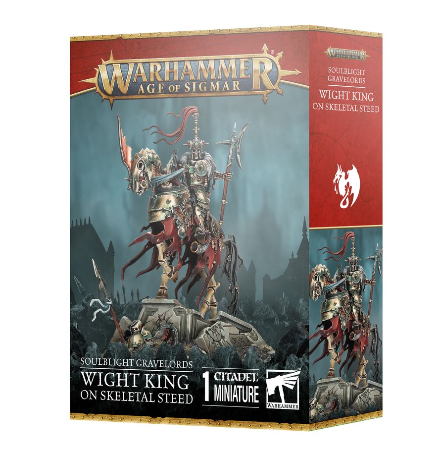 Warhammer Age of Sigmar Soulblight Gravelords Wight King/Lord on Skeletal Steed