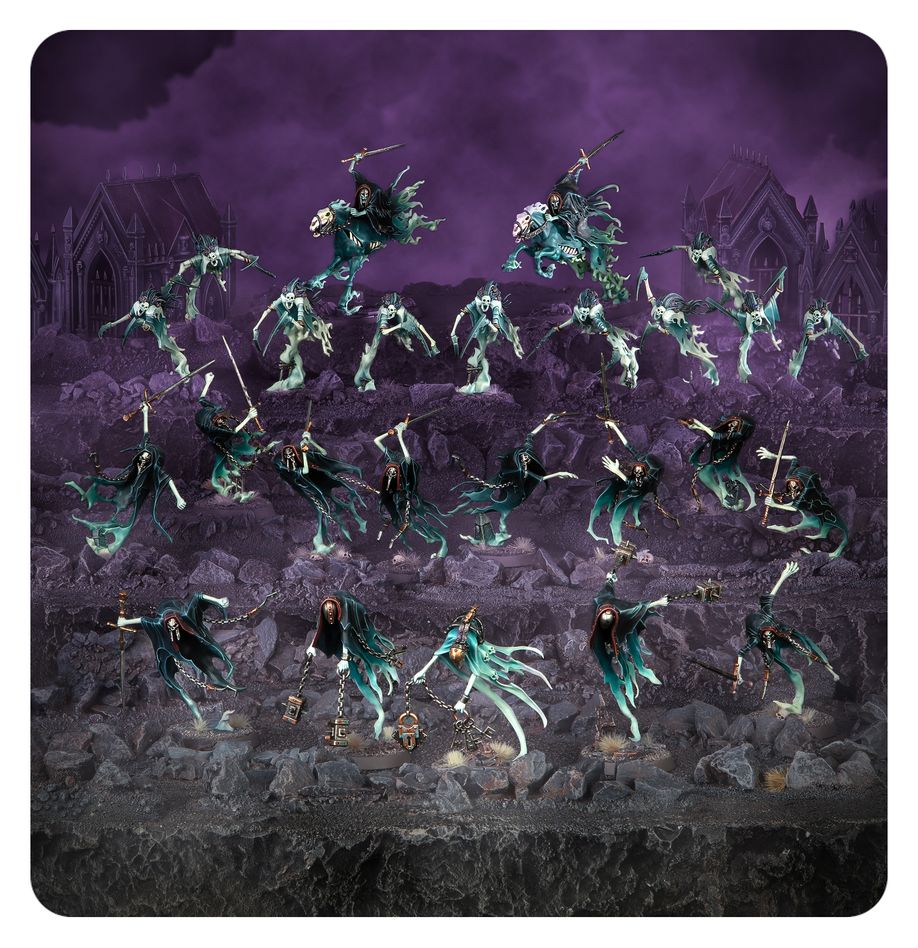 Warhammer Age of Sigmar Spearhead: Nighthaunt – Cursed Shacklehorde